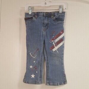 U.S. Polo Assn. Patriotic Hearts Jeans Cropped